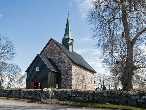 900-årsjubilanten Rygge kirke. Foto: Terje Pedersen / NTB scanpix